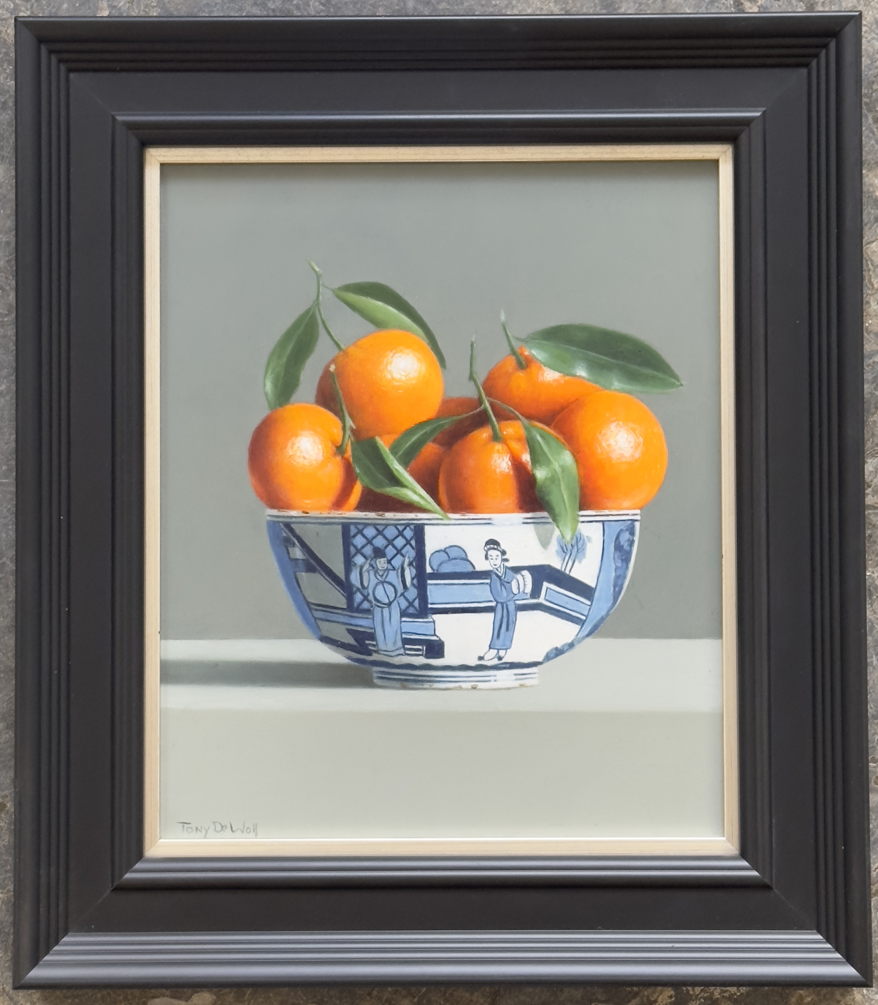 Tony  De Wolf Chinese Bowl with Mandarins